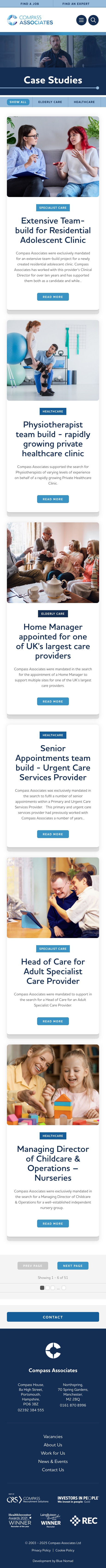 Compass Associates website screenshot