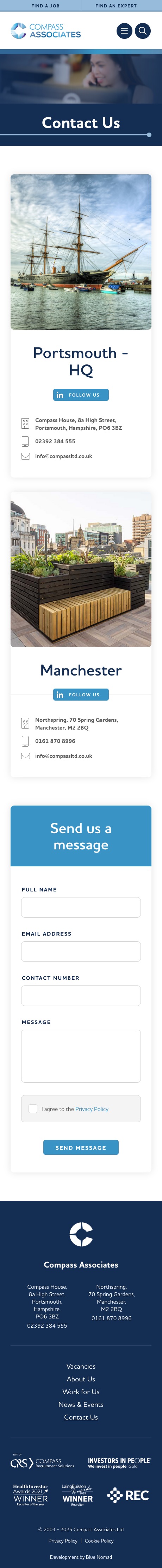 Compass Associates website screenshot
