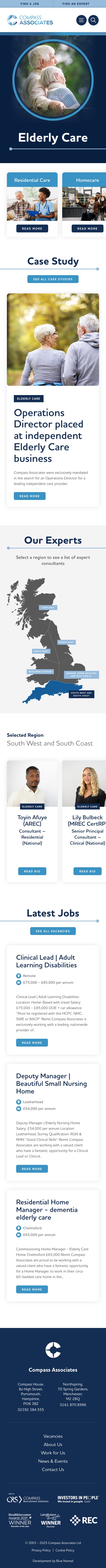Compass Associates website screenshot